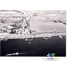 Tolkamer 1970 Luchtfoto Europakade en Overlaat( oude Rijn) Coll. G.B.Janssen